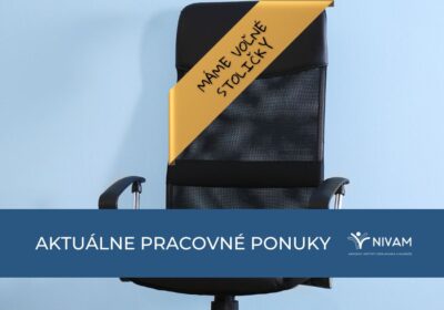 Máme voľné 2 pracovné stoličky - ponuka práce