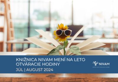 Knižnica NIVaM mení na leto otváracie hodiny