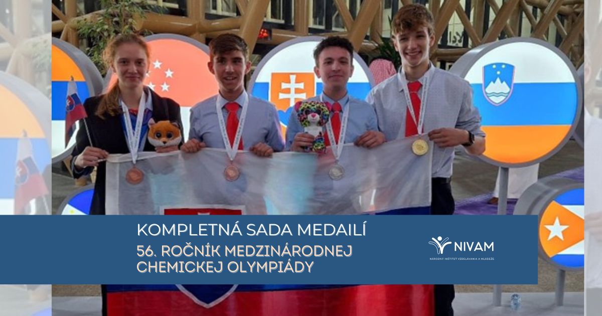 Naši mladí chemici si z medzinárodnej olympiády doniesli kompletnú sadu medailí