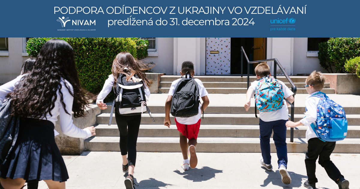 Podpora odídencov z Ukrajiny vo vzdelávaní predĺžená do 31. decembra 2024