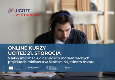 Nové online kurzy pomôžu učiteľom získať prehľad v najväčších modernizačných projektoch