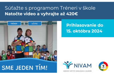 Súťaž pre učiteľov v rámci programu Tréneri v škole