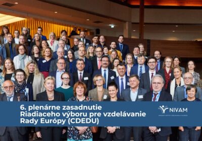 Národný inštitút vzdelávania a mládeže bol súčasťou diskusie o budúcnosti európskej vzdelávacej politiky