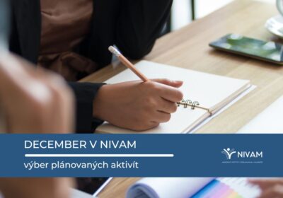 December v NIVaM | Ponuka programov vzdelávania a odborných podujatí