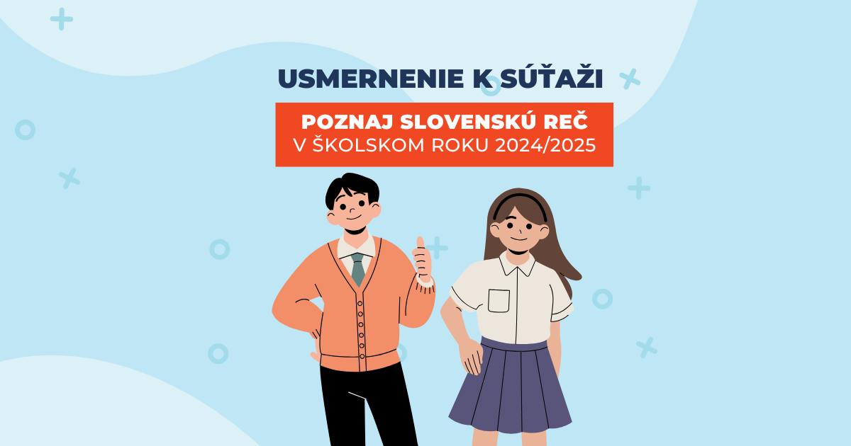 Kreslená grafika chlapca a dievčaťa, stojacich vedľa seba, nad nimi je názov súťaže.