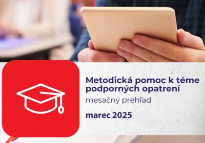 programy inovačného vzdelávania a odborné podujatia k téme podporných opatrení - marec 2025