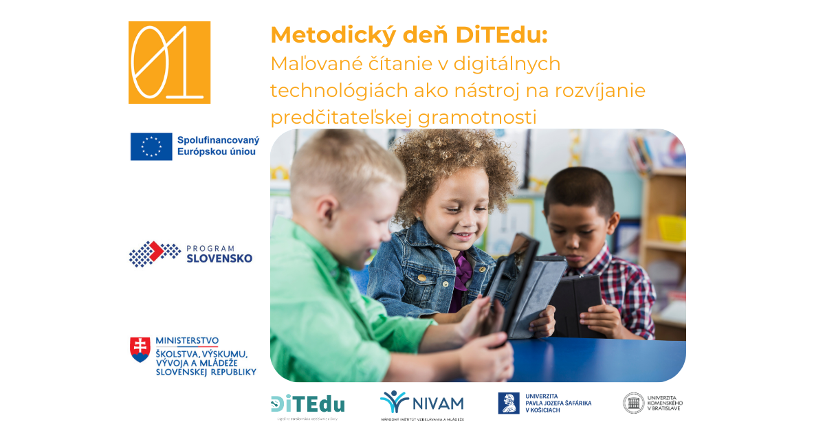 Maľované čítanie v digitálnych technológiách ako nástroj na rozvíjanie predčitateľskej gramotnosti