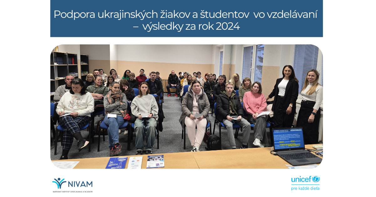 Podpora ukrajinských žiakov a študentov vo vzdelávaní – výsledky za rok 2024