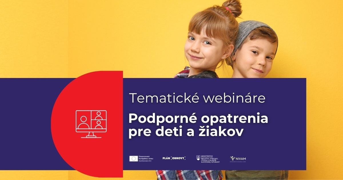 webináre k téme podporných opatrení