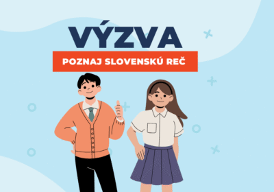 kreslený obrázok slúžiaci k súťaži Poznaj slovenskú reč