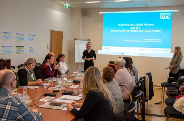 na obrázku sú účastníci workshopu UNIS a NIVaM vo Viedni, 2025
